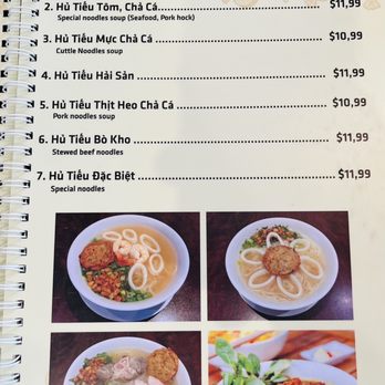 Xuân Hương Restaurant menu 2